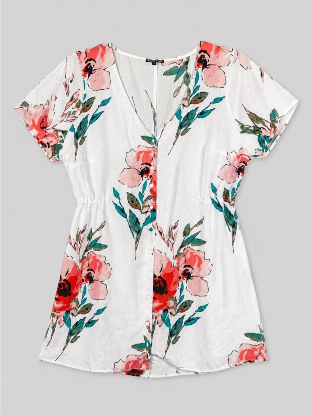 Charlotte Russe • Floral • V-Neck • Lightweight • Dress • 2X
